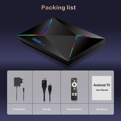 2G+16G AU Plug R69PLUS Allwinner H728 Octa-Core ARM Cortex A55 Android 14 Network Box Player - Others by buy2fix | Online Shopping UK | buy2fix