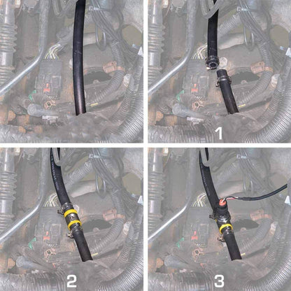 1/2 inch Fuel Pipe Fuel Pressure NPT Sensor T-type Barbed Connector - Automobiles Sensors by buy2fix | Online Shopping UK | buy2fix