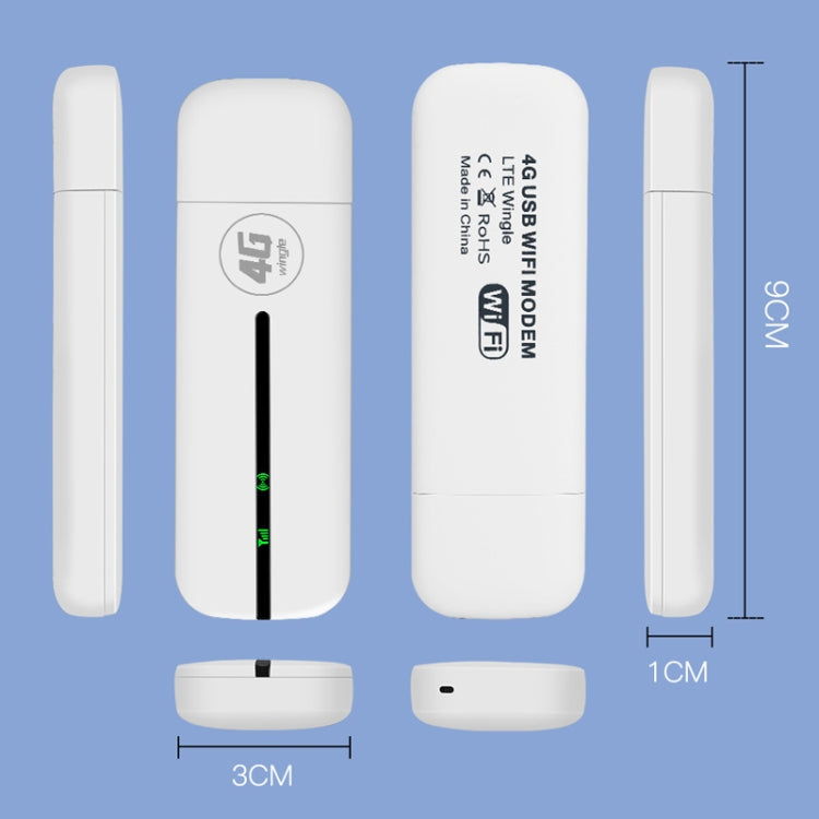 Eurasian Version U8-EU 4G WiFi Dongle USB Plug-In Router Mobile Hotspot - 4G Mobile Wifi by buy2fix | Online Shopping UK | buy2fix