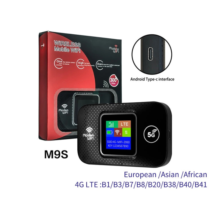 M9S-LCD Eurasian Version 4G Portable WiFi Plug-in Wireless Router Car WiFi - 4G Mobile Wifi by buy2fix | Online Shopping UK | buy2fix