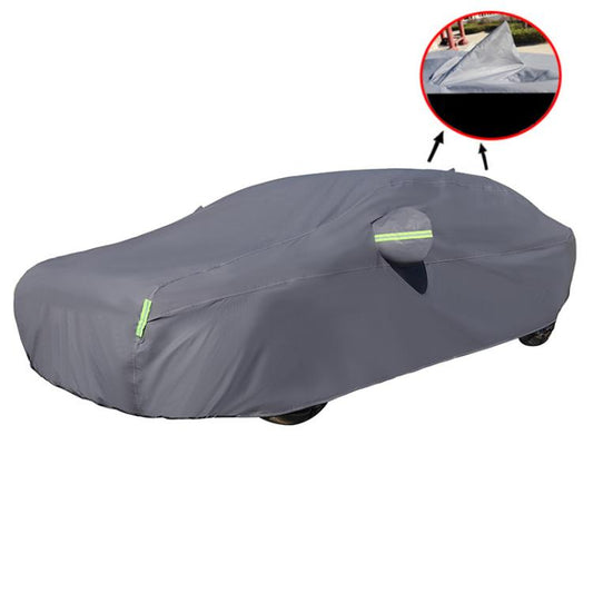 Sedan Car EVA Plus Velvet Thickened Heat Insulation Sunshade With Shark Fin, Size: XXL 5.5x2.0x1.5m - PE Material by buy2fix | Online Shopping UK | buy2fix