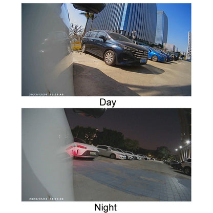 Punch-Free Car Imaging Side View Blind Spot Car Universal Night Vision Camera, Specifications: CVBS White - Rear View Cameras by buy2fix | Online Shopping UK | buy2fix