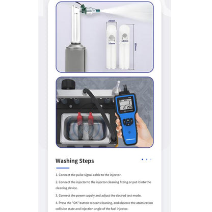 OBDResource 5V/12V Automotive Fuel Injector Custom Settings Dual Head Tester - Electronic Test by OBDResource | Online Shopping UK | buy2fix