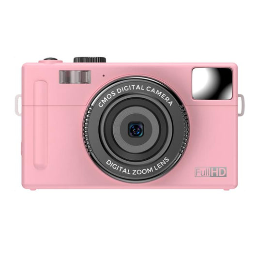 AMKOV CD-R1 24MP HD Pixel Shooting Student Camera 1080P Video Recording CCD Photo Video HD Camera(Pink) - Video Cameras by AMKOV | Online Shopping UK | buy2fix