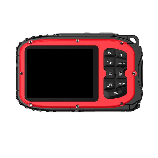 IP68 5m Waterproof Sports Digital Camera Kids Student DV Camera(Red) - Video Cameras by buy2fix | Online Shopping UK | buy2fix