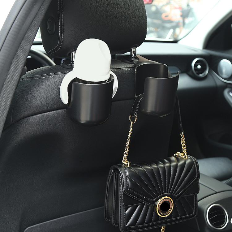 1010 Multifunctional Car Seat Water Cup Holder Car Headrest Hook(Black) - Car Drink Holders by buy2fix | Online Shopping UK | buy2fix