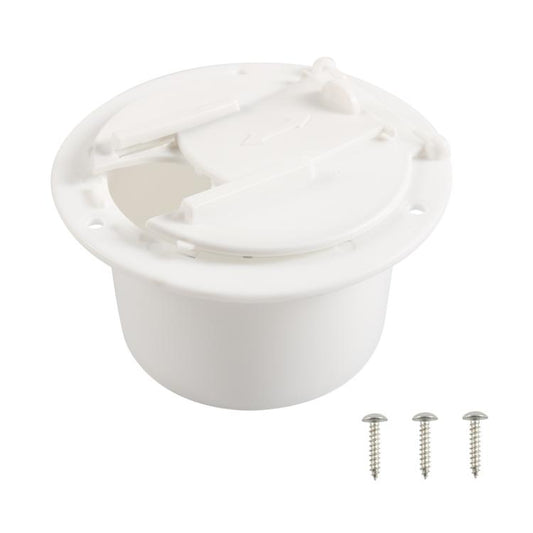 Yacht RV Round Wire Hatch Storage Box(White) - Marine Accessories & Parts by buy2fix | Online Shopping UK | buy2fix