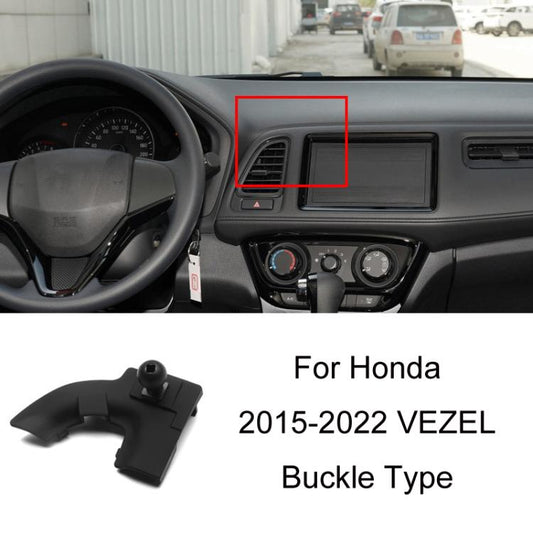 For Honda Car-Mounted Mobile Phone Navigation Holder Base, Model: 15-22 VEZEL Buckle - Special Car Holders by buy2fix | Online Shopping UK | buy2fix