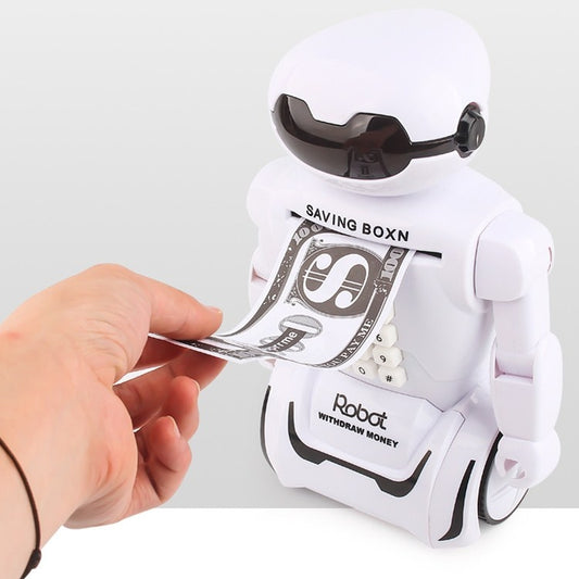 Creative Music Password Multifunctional ATM Desk Lamp Robot Piggy Bank - Piggy Banks by buy2fix | Online Shopping UK | buy2fix