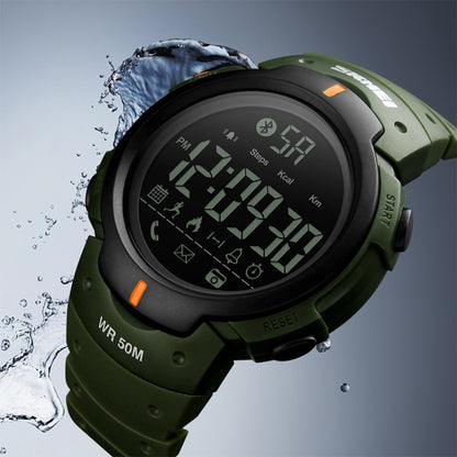 SKMEI 1301 Multifunction 50m Waterproof Sports Bluetooth Smart Watch, Compatible with Android & iOS System(Black) - Sport Watches by SKMEI | Online Shopping UK | buy2fix