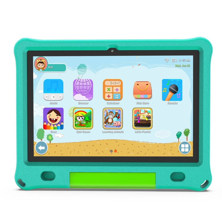 Pritom B10K Kids Tablet PC, 10.1 inch, 3GB+64GB, Android 12 Allwinner A133 Quad Core CPU, Support 2.4G WiFi / BT 4.0, Global Version with Google Play (Green) -  by PRITOM | Online Shopping UK | buy2fix