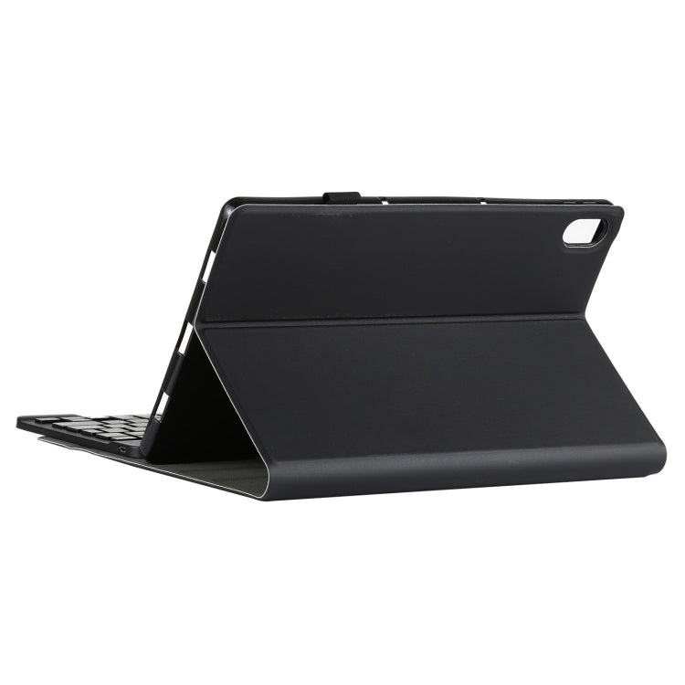AM12 2 in 1 Removable Bluetooth Keyboard + Protective Leather Tablet Case with Holder for Lenovo Tab P11 (Tab-J606F)(Black) - Lenovo Keyboard by buy2fix | Online Shopping UK | buy2fix