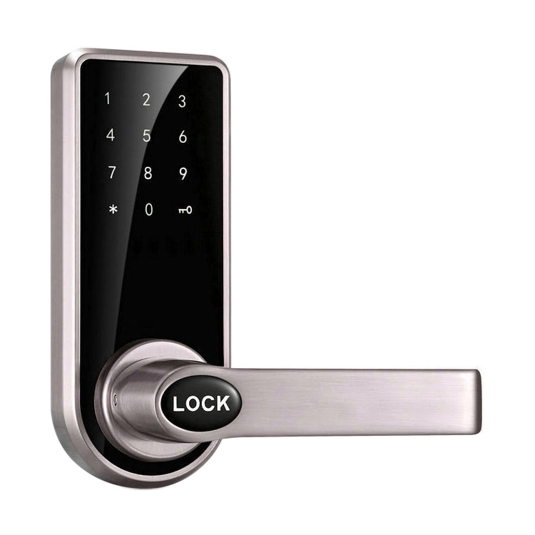 OS8818 Password + Key + Sensor Card Zinc Alloy Electronic Door Lock Touch Screen Electronic Code Lock - Security by buy2fix | Online Shopping UK | buy2fix