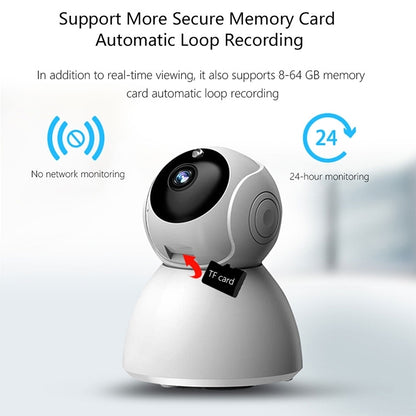 720P HD 1.0 MP Wireless IP Camera, Support Infrared Night Vision / Motion Detection / APP Control, AU Plug - Security by buy2fix | Online Shopping UK | buy2fix