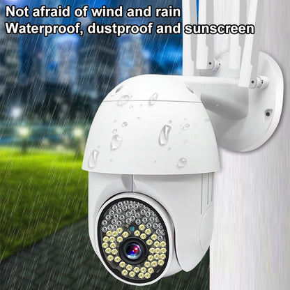 QX38 1080P WiFi High-definition Surveillance Camera Outdoor Dome Camera, Support Night Vision & Two-way Voice & Motion Detection(UK Plug) - Security by buy2fix | Online Shopping UK | buy2fix