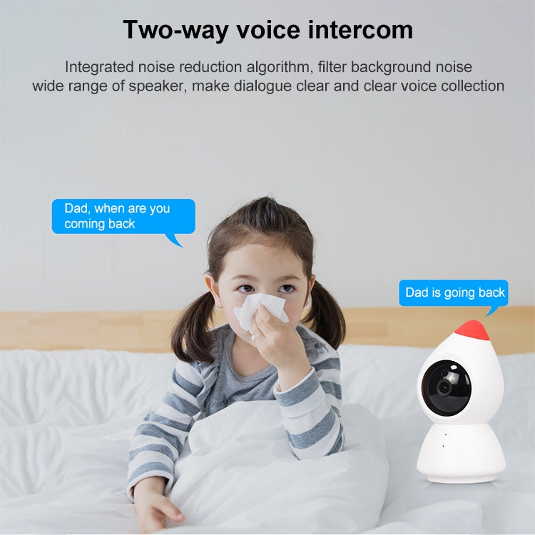 YT43 2 Million Pixels HD Wireless Indoor Home Little Red Riding Hood Camera, Support Motion Detection & Infrared Night Vision & Micro SD Card(US Plug) - Security by buy2fix | Online Shopping UK | buy2fix