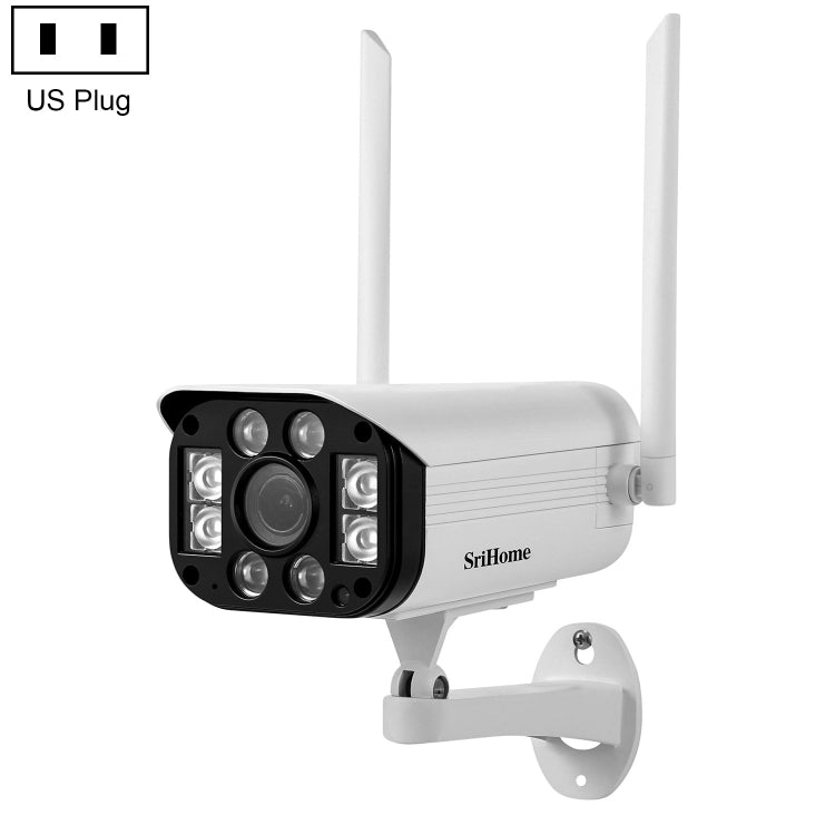 SriHome SH031 3.0 Million Pixels 1296P HD IP Camera, Support Two Way Talk / Motion Detection / Night Vision / TF Card, US Plug - Security by SriHome | Online Shopping UK | buy2fix