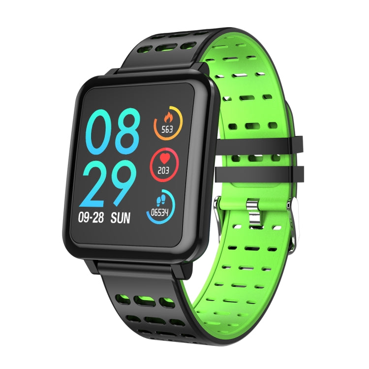 T2 1.3 inches TFT IPS Color Screen Smart Bracelet IP67 Waterproof, Support Call Reminder /Heart Rate Monitoring /Sleep Monitoring /Sedentary Reminder /Blood Pressure Monitoring /Blood Oxygen Monitoring (Green) - Smart Wear by buy2fix | Online Shopping UK | buy2fix