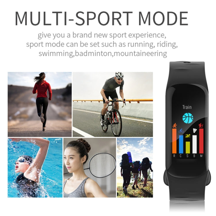 H29 1.14 inches IPS Color Screen Smart Bracelet IP67 Waterproof, Support Step Counting / Call Reminder / Heart Rate Monitoring / Sleep Monitoring (Black) - Smart Wear by buy2fix | Online Shopping UK | buy2fix