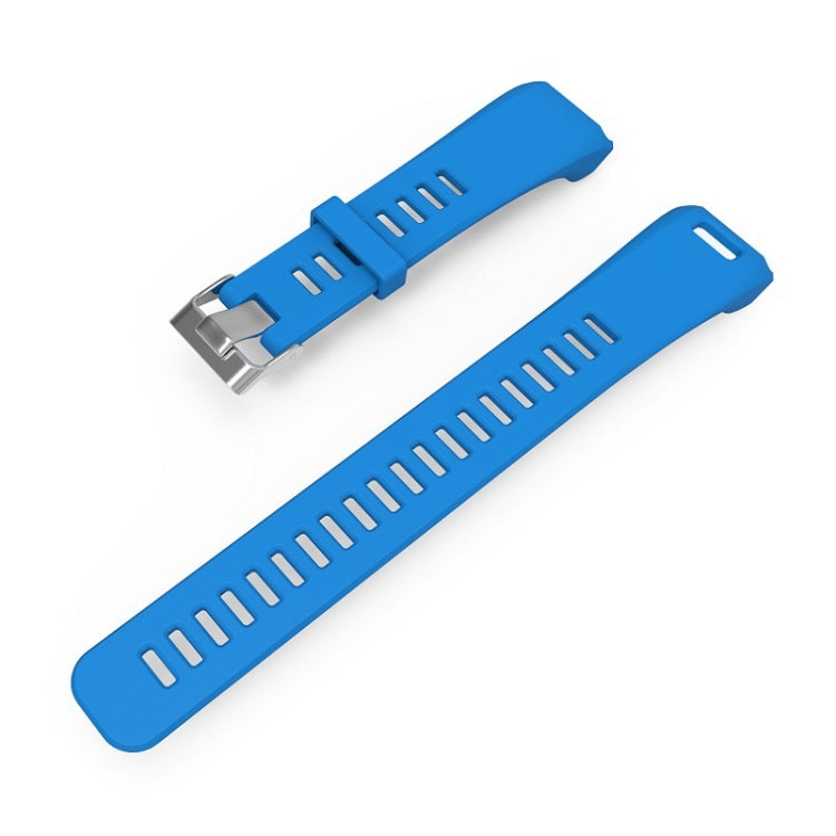 Silicone Sport Watch Band for Garmin Vivosmart HR(Blue) - Smart Wear by buy2fix | Online Shopping UK | buy2fix