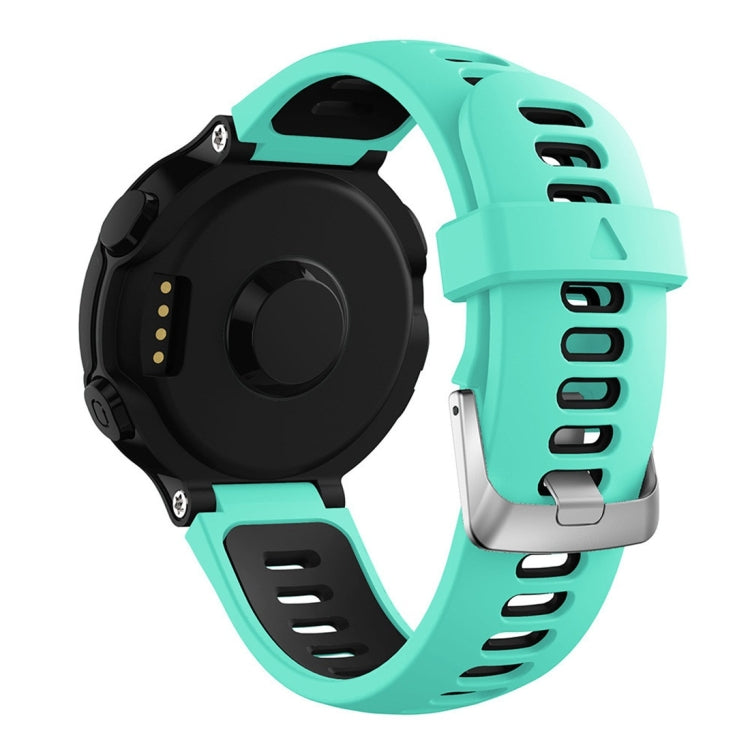 Smart Watch Silicone Watch Band for Garmin Forerunner 735XT(Mint Green) - Smart Wear by buy2fix | Online Shopping UK | buy2fix