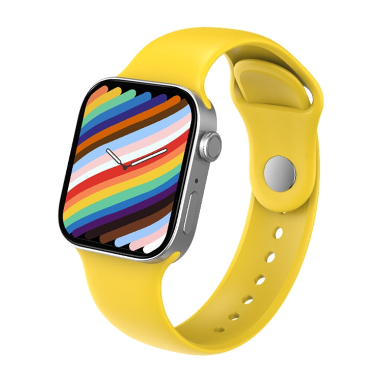 T500+MAX 1.69 inch HD Screen Smart Wristband, Support Bluetooth Calling/Heart Rate Monitoring (Yellow) - Smart Wear by buy2fix | Online Shopping UK | buy2fix