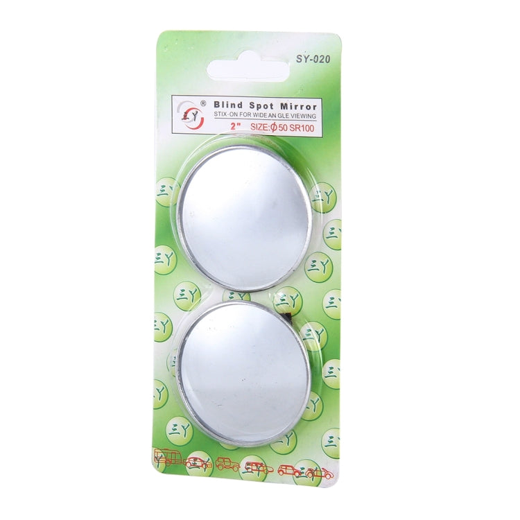 SY-020 Car Blind Spot Rear View Wide Angle Mirror, Diameter: 5cm(White) - Convex Mirror & Accessories by buy2fix | Online Shopping UK | buy2fix