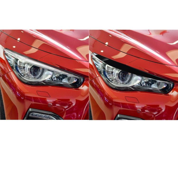 Car ABS Light Eyebrow For Infiniti Q50 2014-2019 - In Car by buy2fix | Online Shopping UK | buy2fix