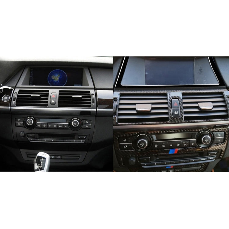 Car Navigation Frame Decorative Sticker for BMW X5 E70 2008-2013 / X6 E71 2009-2014, Left and Right Drive Universal(Black) - In Car by buy2fix | Online Shopping UK | buy2fix