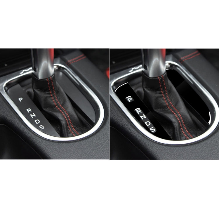 For Ford Mustang 2015-2020 Car Left Drive Gear Shift Pad Decorative Sticker(Black) - In Car by buy2fix | Online Shopping UK | buy2fix
