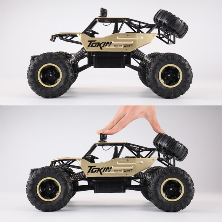 HD6026 1:12 Large Alloy Climbing Car Mountain Bigfoot Cross-country Four-wheel Drive Remote Control Car Toy, Size: 37cm(Black) - RC Cars by buy2fix | Online Shopping UK | buy2fix