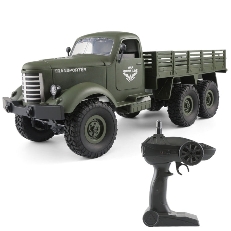 JJR/C Q60 Transporter-1 Full Body 1:16 Mini 2.4GHz RC 6WD Tracked Off-Road Military Truck Car Toy(Army Green) - RC Cars by JJR/C | Online Shopping UK | buy2fix