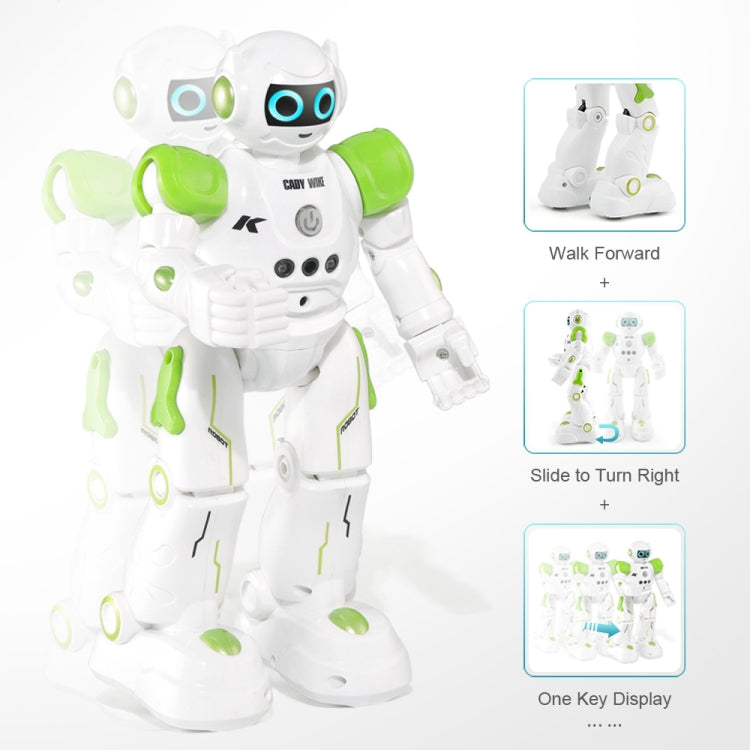 JJR/C R11 CADY WIKE Smart Touch Control Robot with LED Light, Support Waling / Sliding Mode (Green) - RC Robots by JJR/C | Online Shopping UK | buy2fix