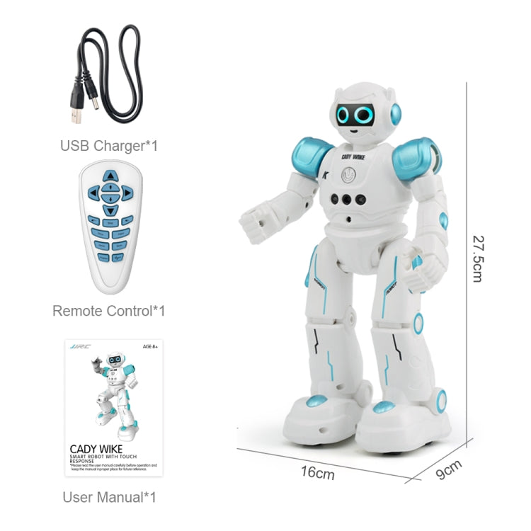 JJR/C R11 CADY WIKE Smart Touch Control Robot with LED Light, Support Waling / Sliding Mode (Blue) - RC Robots by JJR/C | Online Shopping UK | buy2fix