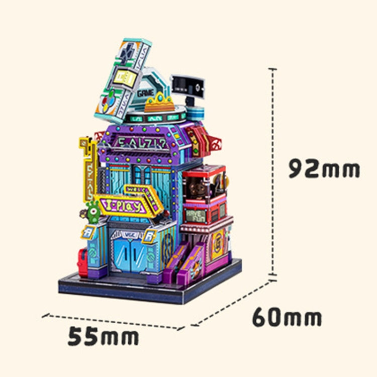 3D Metal Assembled Model Creative DIY Handmade Art House, Style: Game City - DIY Developmental Toys by buy2fix | Online Shopping UK | buy2fix