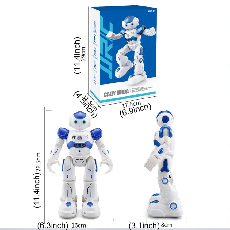 JJR/C R2 CADY WIDA RC Robot Gesture Sensor Dancing Intelligent Program Toy Gift for Children Kids Entertainment with Remote Control(Blue) - RC Robots by JJR/C | Online Shopping UK | buy2fix