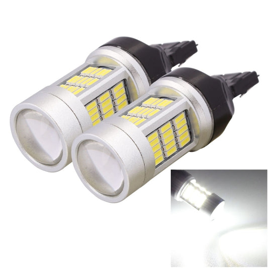 2 PCS  7440 10W 1080LM White Light 72 LED SMD 4014 Canbus Car Brake Light Tail Light Bulb, DC 12V - Brake Lights by buy2fix | Online Shopping UK | buy2fix