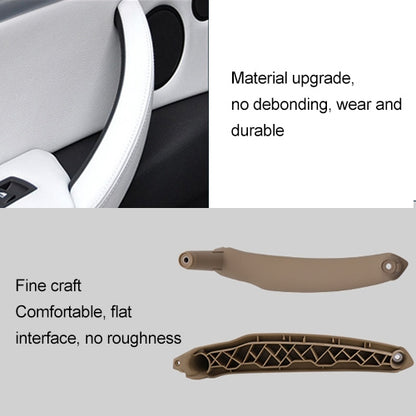 Car Interior Left Handle Inner Door Armrest Panel Pull 51416969401 for BMW X5 / X6, Left Drive(Grey) - In Car by buy2fix | Online Shopping UK | buy2fix