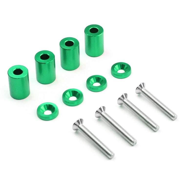 4 PCS Car Modified Isolation Column Engine Cover Blocked Up Screw Engine Turbine Ventilation Gasket Screw Washer (Green) - In Car by buy2fix | Online Shopping UK | buy2fix