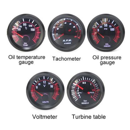 52mm 12V Universal Car Modified Oil Temperature Gauge - In Car by buy2fix | Online Shopping UK | buy2fix
