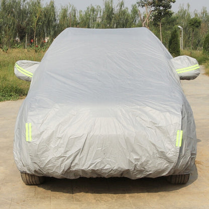 Oxford Cloth Anti-Dust Waterproof Sunproof Flame Retardant Breathable Indoor Outdoor Full Car Cover Sun UV Snow Dust Resistant Protection SUV Car Cover with Warning Strips, Fits Cars up to 4.7m(183 inch) in Length - PE Material by buy2fix | Online Shopping UK | buy2fix