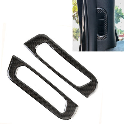 2 PCS Car A Column Air Outlet Carbon Fiber Decorative Sticker for Jeep Grand Cherokee - Car Interior Mouldings by buy2fix | Online Shopping UK | buy2fix