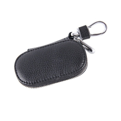 Universal Pure Cow Leather Waist Hanging Zipper Wallets Key Holder Bag (No Include Key) - Car Key Cases by buy2fix | Online Shopping UK | buy2fix