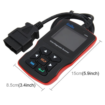 C500 Code Scanner 320*240 Pixel Display Car Scanner  Fault Code Reader Scanner Update Online Automotive Diagnostic Tool, Support SD card - In Car by buy2fix | Online Shopping UK | buy2fix