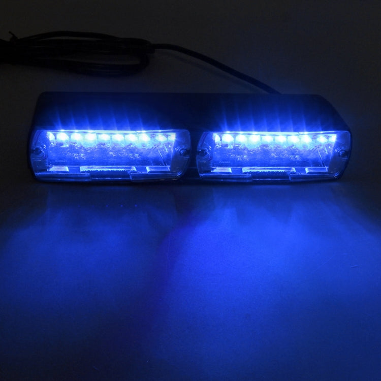 DC 12V 4.2W 16LEDs Crystal Lamp Beads Car Windshield Warning Lamp 18 Flash Patterns(Adjustable) - Warning Lights by buy2fix | Online Shopping UK | buy2fix