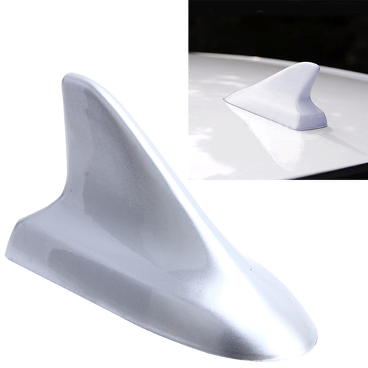 A-886 Car Auto Shark Fin Dome Antenna Decoration for Honda Buick Nissan Hyundai Toyota Volkswagen Mazda(Silver) - Aerials by buy2fix | Online Shopping UK | buy2fix