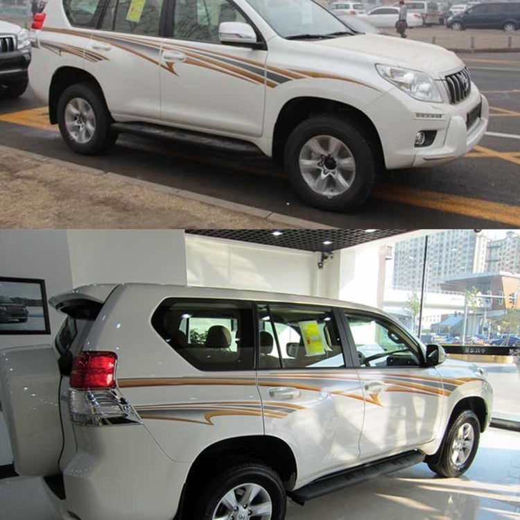 4 PCS SUV Body Decorative Strip Brand Car Streamline Shining Sticker for Toyota Prado 2016 Version - Decorative Sticker by buy2fix | Online Shopping UK | buy2fix