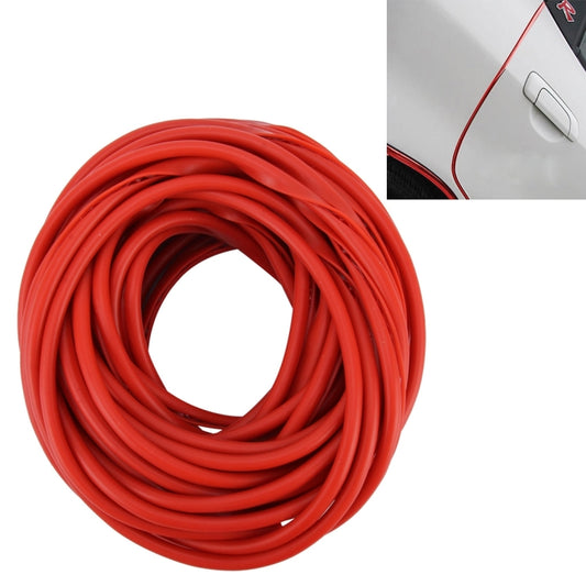 5m Car Decorative Strip PVC Chrome Decoration Strip Door Seal Window Seal(Red) - In Car by buy2fix | Online Shopping UK | buy2fix