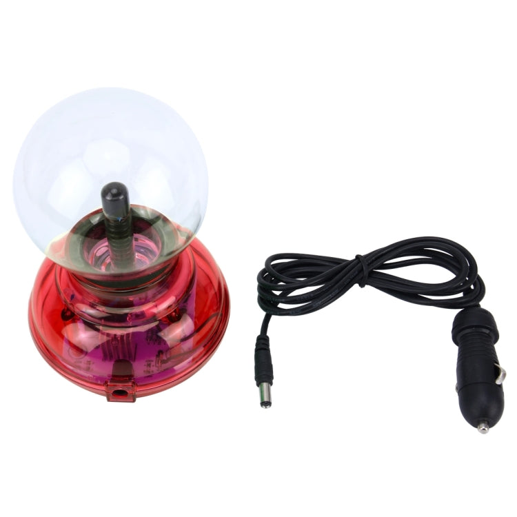 Car Auto Plasma Magic Ball Sphere Lightening Lamp with Hand-Touching Changing Pattern Model(Red) - Atmosphere lights by buy2fix | Online Shopping UK | buy2fix