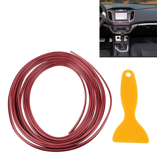 5m Flexible Trim For DIY Automobile Car Interior Exterior Moulding Trim Decorative Line Strip with Film Scraper(Red) - Anti Collision Sticker by buy2fix | Online Shopping UK | buy2fix